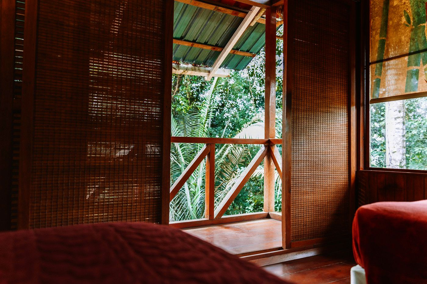 ROOMS IN THE CUYABENO WILDLIFE RESERVE VARY FROM SPACY TO BASIC DEPENDING ON  PRICING