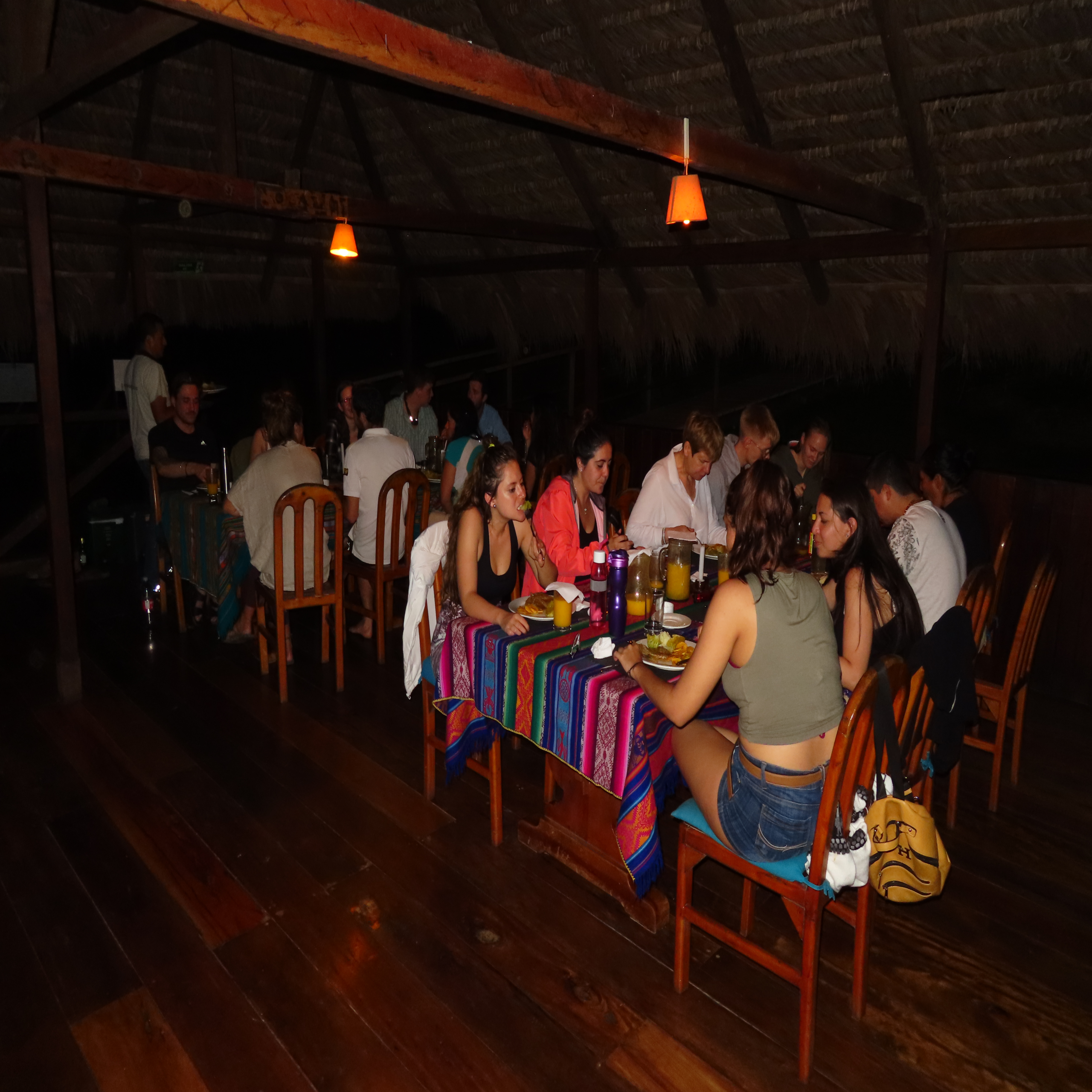 DELICIOUS MEALS WITH DIFFERENT MENUES EVERY DAY AT THE CUYABENO LODGE.