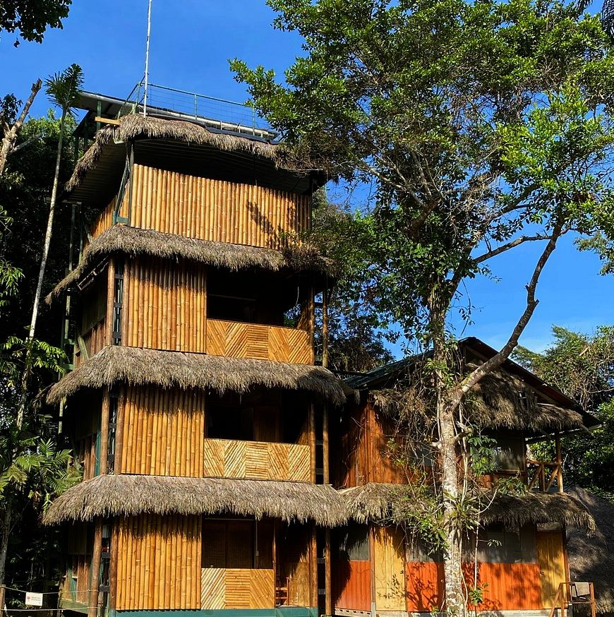 OBSERVATION TOWER AT THE CUYABENO LODGE
